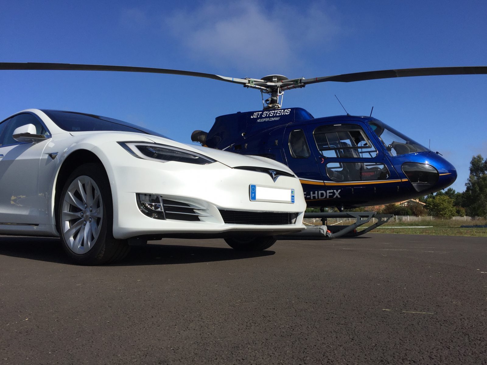 hélicoptère plus Tesla journée pack passion